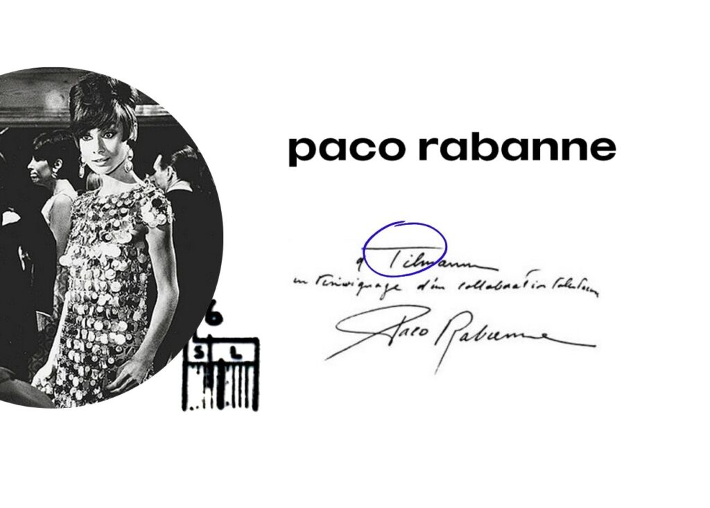 Paco Rabanne tiene una letra T mayúscula que define su grado de energía y su actividad.